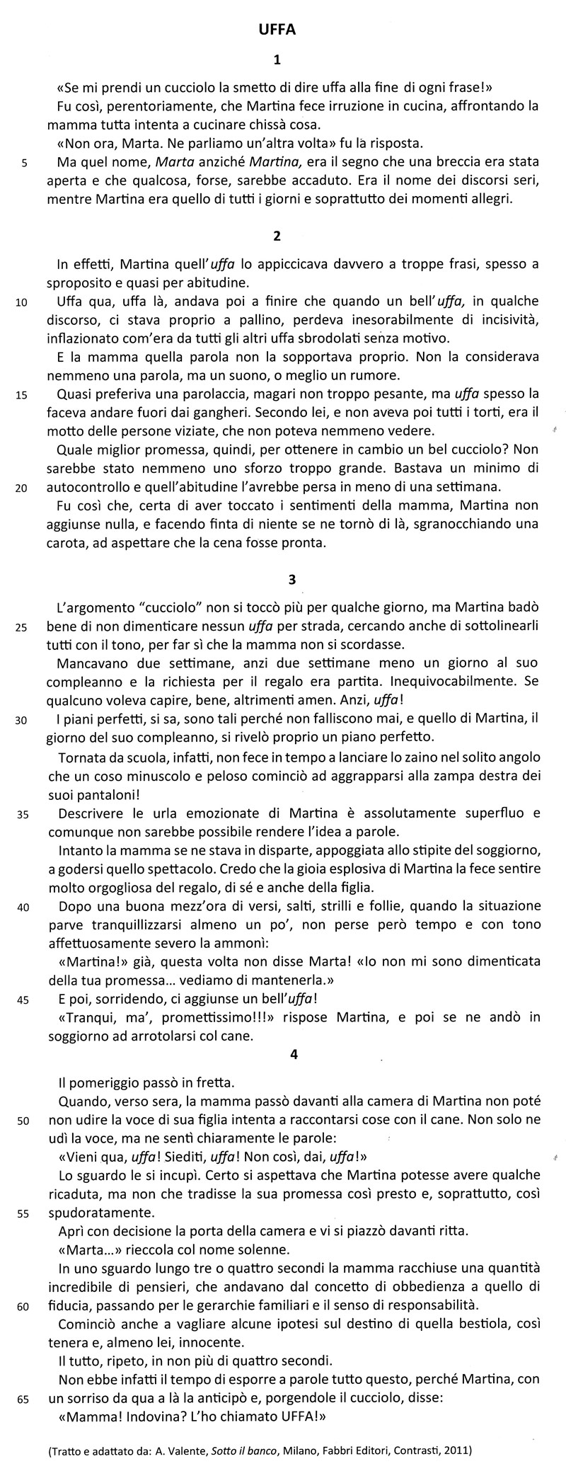 Prova invalsi on line 2020-2021, italiano, quinta elementare