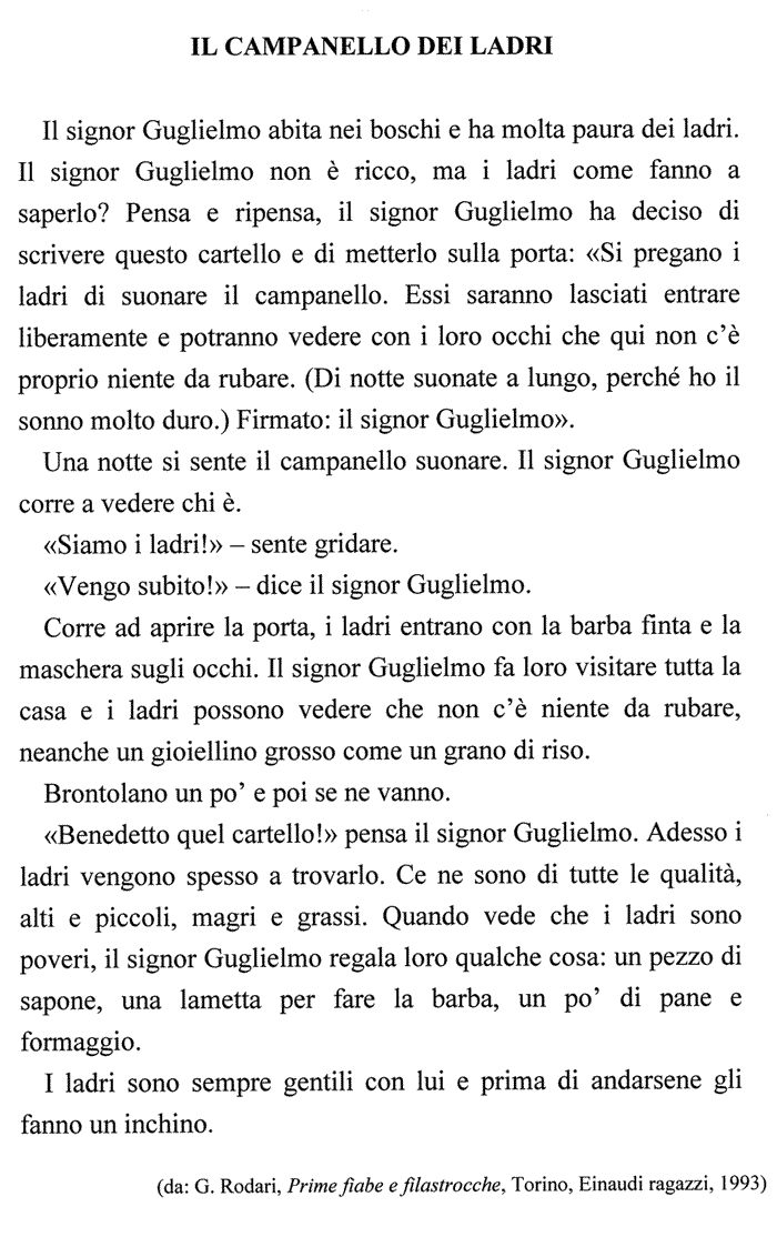 Prova invalsi on line 2004-2005, italiano, seconda elementare