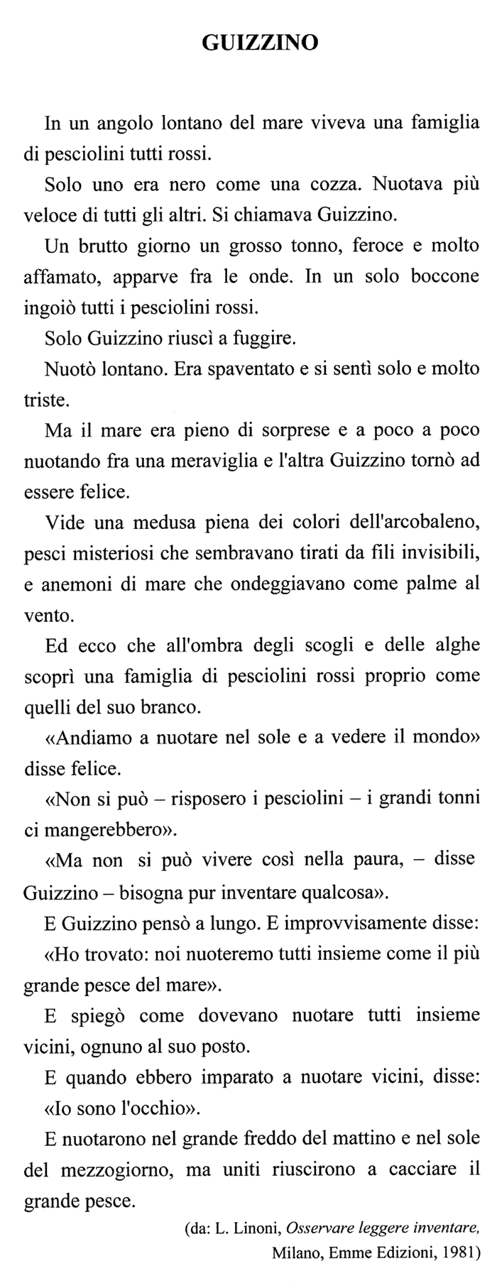 Prova invalsi on line 2005-2006, italiano, seconda elementare